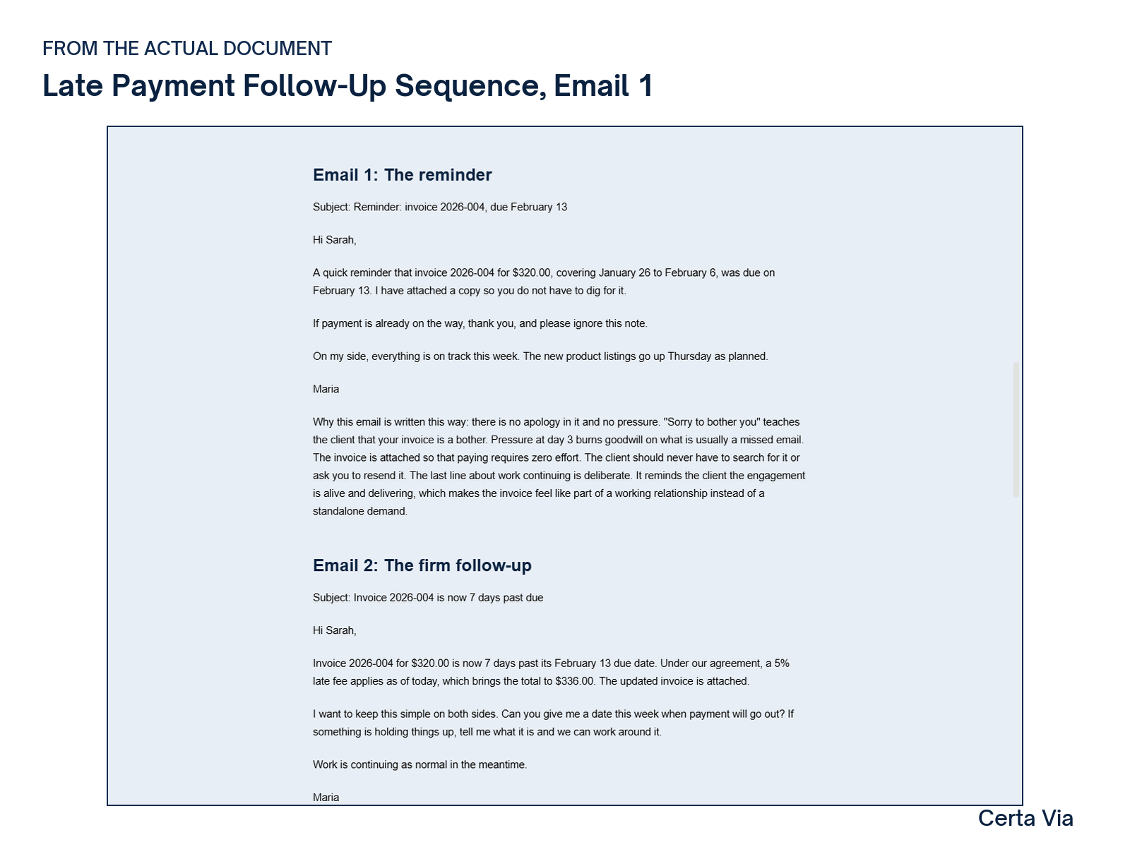 Virtual Assistant Business Operations Pack sample